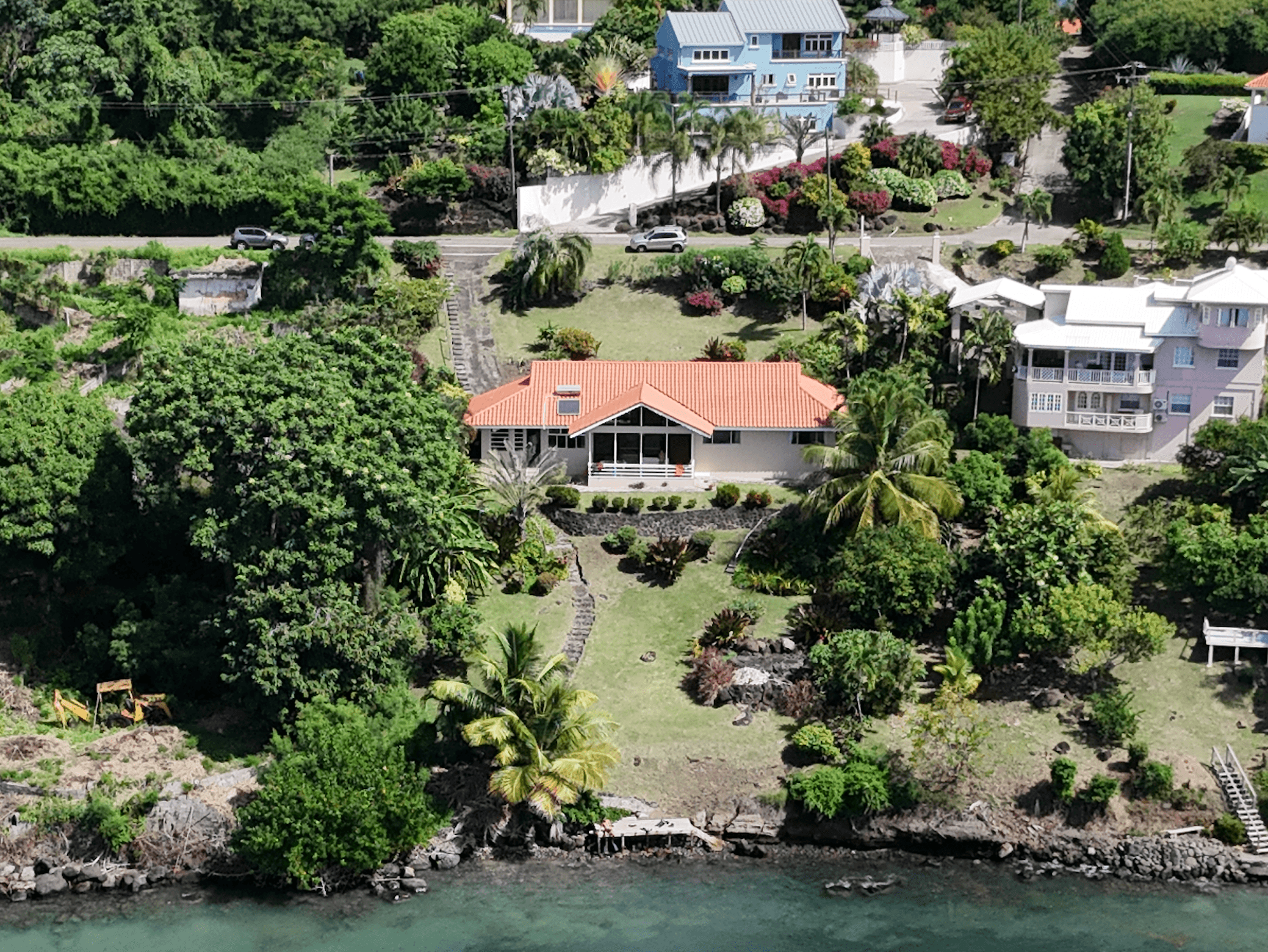 Villa Marang from above